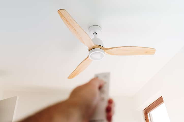 Ceiling fan installation in Murrieta CA
